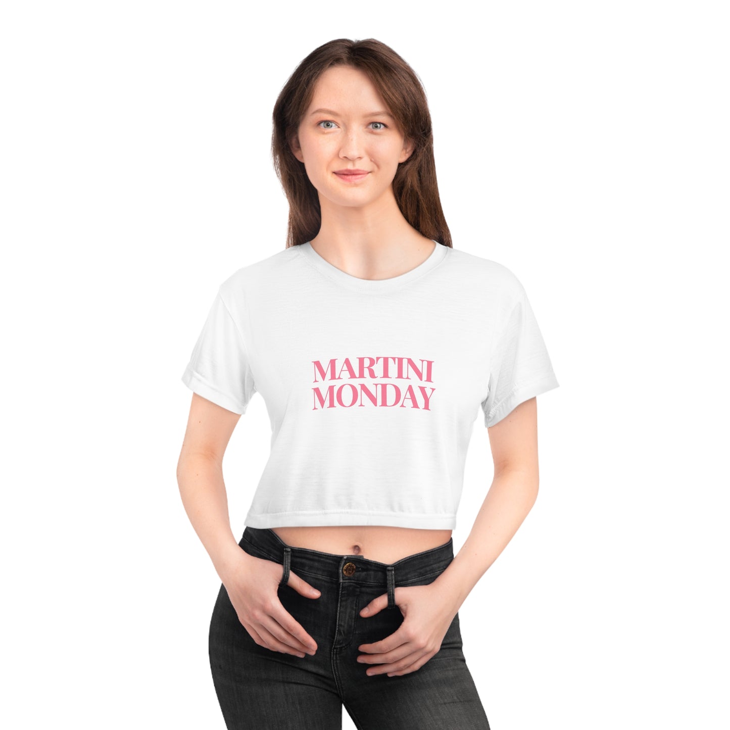 Martini Monday Cropped Tee
